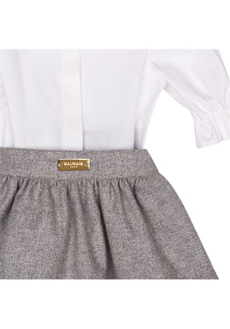 Abito con logo BALMAIN KIDS | BZA000 I0341806OR